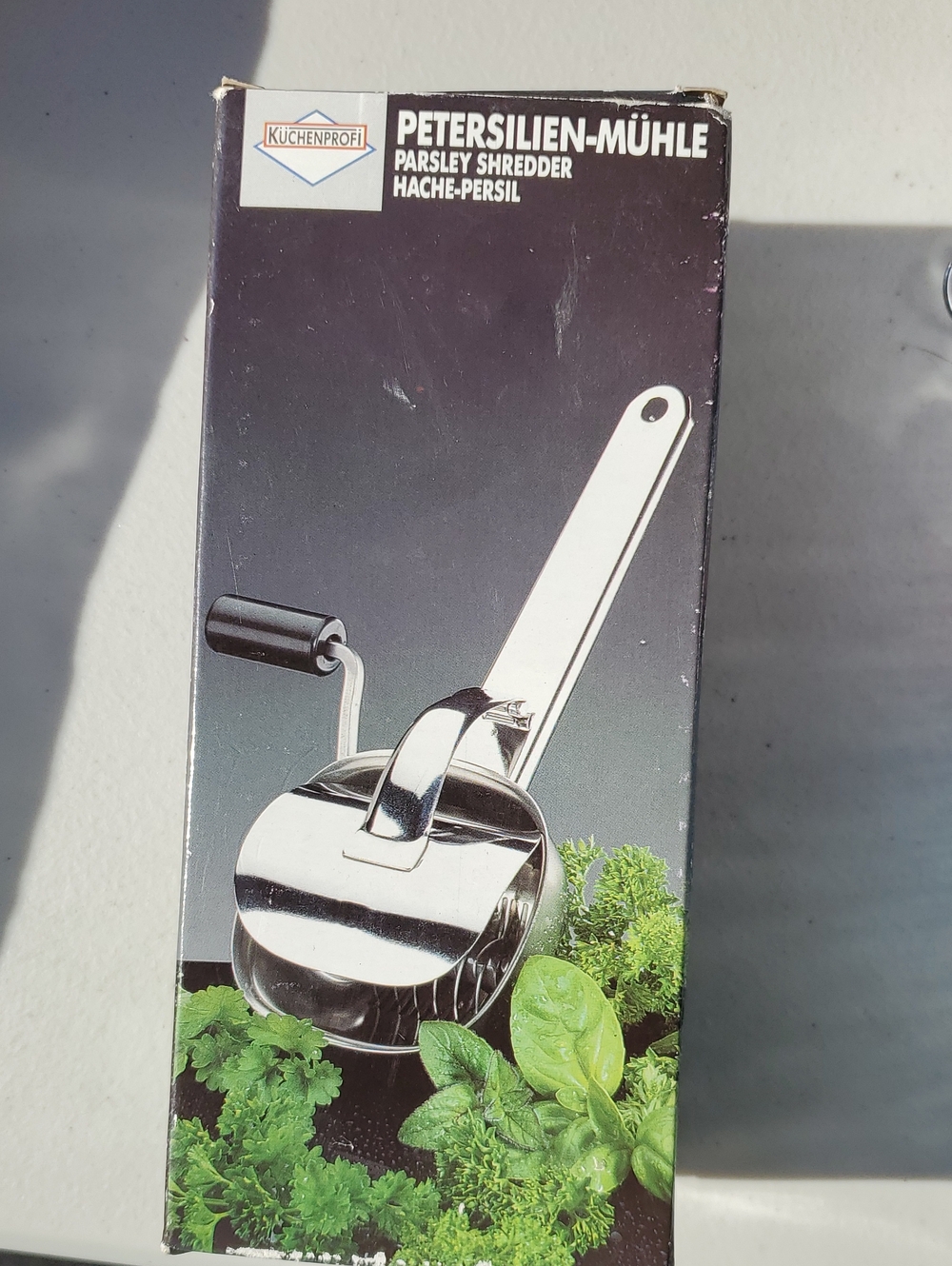 Stainless Steel Herb Shredder - Parsley, Cilantro, Basil, New Kuchenprofi